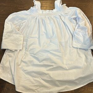 White size large off the shoulder